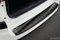 Lastskydd Rostfri Borstad Metall Svart Fiat 500L Facelift 2017-><noscript><img width=