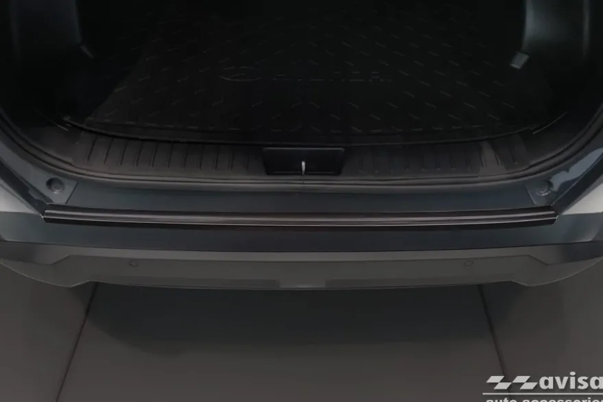 Lastskydd Rostfri Borstad Metall Svart Hyundai Kona II 2023->