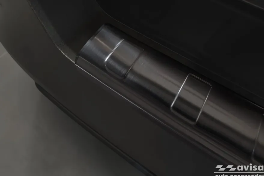 Lastskydd Rostfri Borstad Metall Svart Jeep Avenger 2023->
