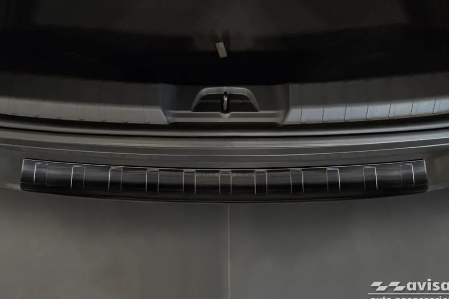 Lastskydd Rostfri Borstad Metall Svart Jeep Avenger 2023->