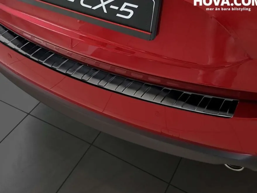 Lastskydd Rostfri Borstad Metall Svart Mazda CX-5 II 2017-2025