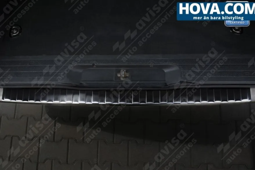Lastskydd Rostfri Borstad Metall Svart Mercedes-Benz Viano/Vito MK2 6.2003-2014