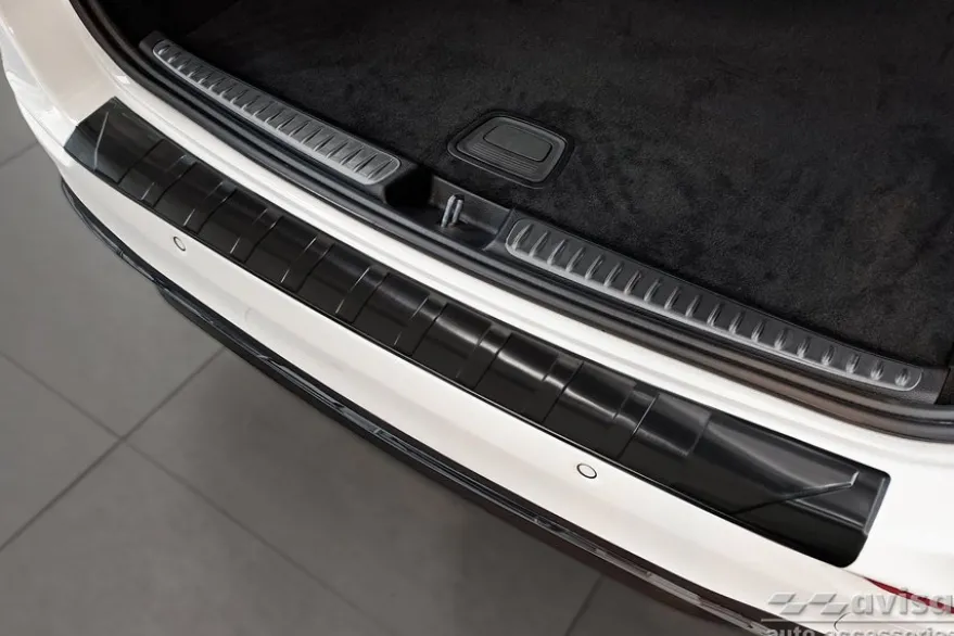 Lastskydd Rostfri Borstad Metall Svart Mercedes C-Klass S206 Kombi 2021->