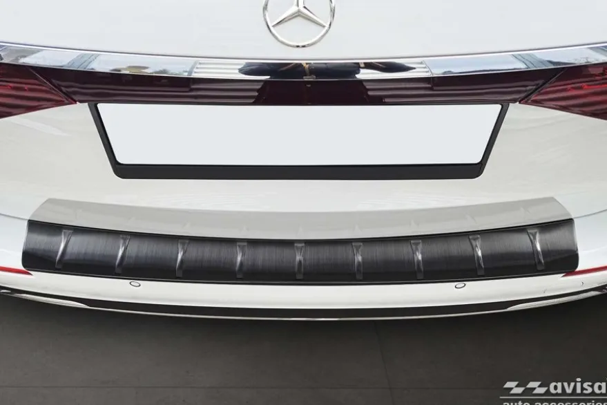 Lastskydd Rostfri Borstad Metall Svart Mercedes E-Klass S214 Kombi 2023->