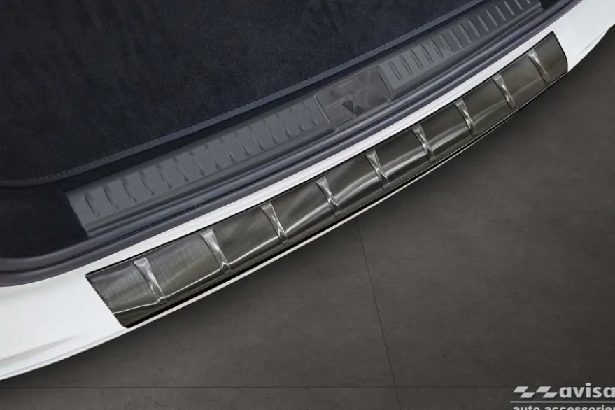 Lastskydd Rostfri Borstad Metall Svart Mercedes E-Klass S214 Kombi 2023->