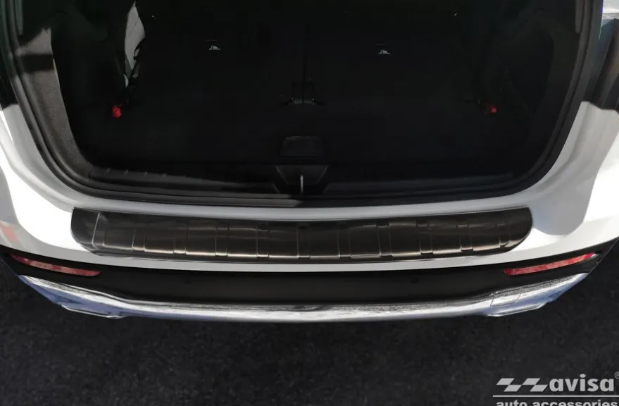 Lastskydd Rostfri Borstad Metall Svart Mercedes GLB X247 2019-2025