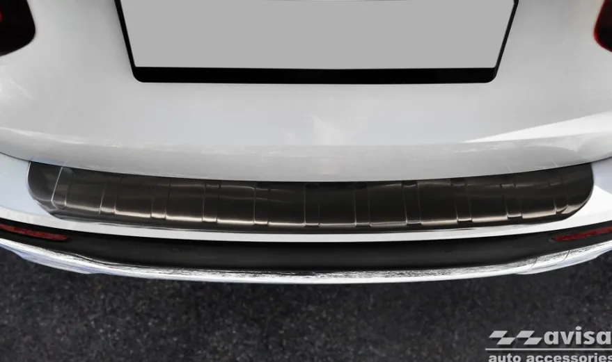 Lastskydd Rostfri Borstad Metall Svart Mercedes GLB X247 2019-2025