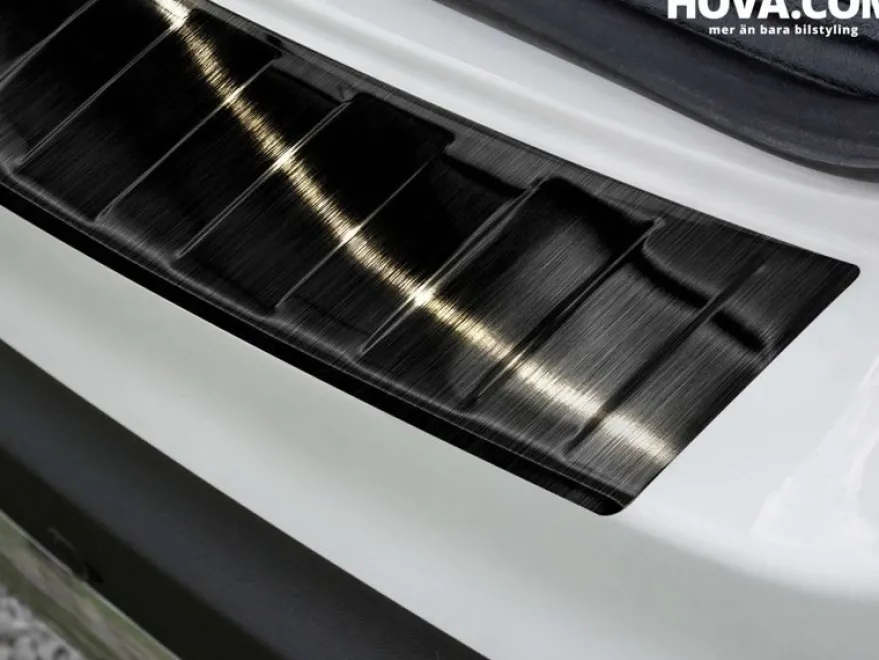Lastskydd Rostfri Borstad Metall Svart Mercedes GLC 2015->