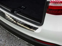 Lastskydd Rostfri Borstad Metall Svart Mercedes GLC 2015-><noscript><img width=
