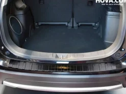 Lastskydd Rostfri Borstad Metall Svart Mitsubishi Outlander III 2015-2022