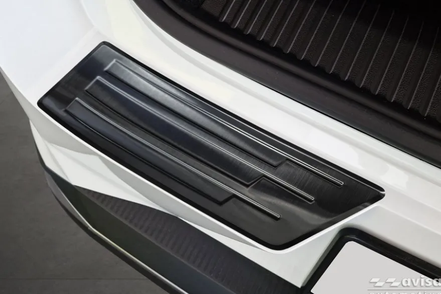 Lastskydd Rostfri Borstad Metall Svart Renault Scenic E-Tech Electric 2024->