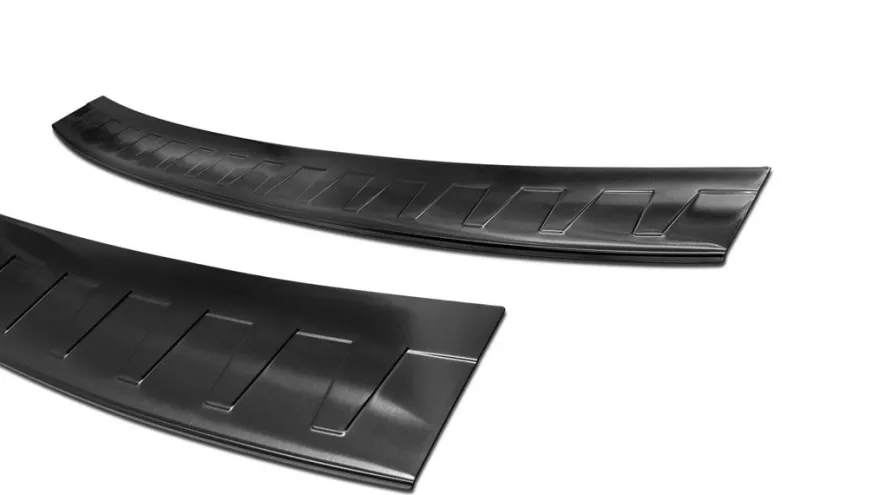 Lastskydd Rostfri Borstad Metall Svart Skoda Octavia III RS Kombi 2013-2019
