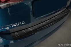 Lastskydd Rostfri Borstad Metall Svart Skoda Octavia NX IV Liftback 2019-><noscript><img width=
