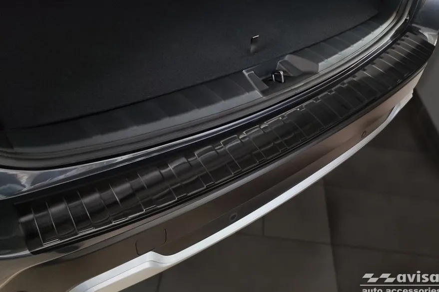 Lastskydd Rostfri Borstad Metall Svart Subaru Forester V 2018-2024