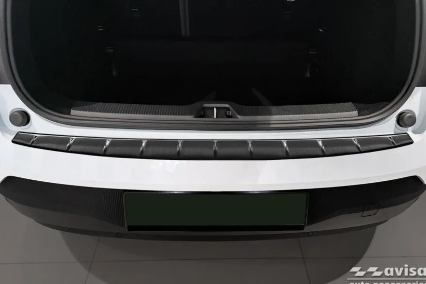 Lastskydd Rostfri Borstad Metall Svart Volvo EX30 2023->