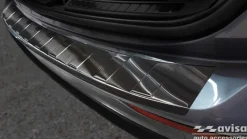 Lastskydd Rostfri Borstad Metall Svart Volvo V60 II 2018->