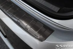 Lastskydd Rostfri Borstad Metall Svart VW Arteon Shooting brake 2020->