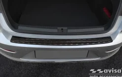 Lastskydd Rostfri Borstad Metall Svart VW Arteon Shooting brake 2020-><noscript><img width=