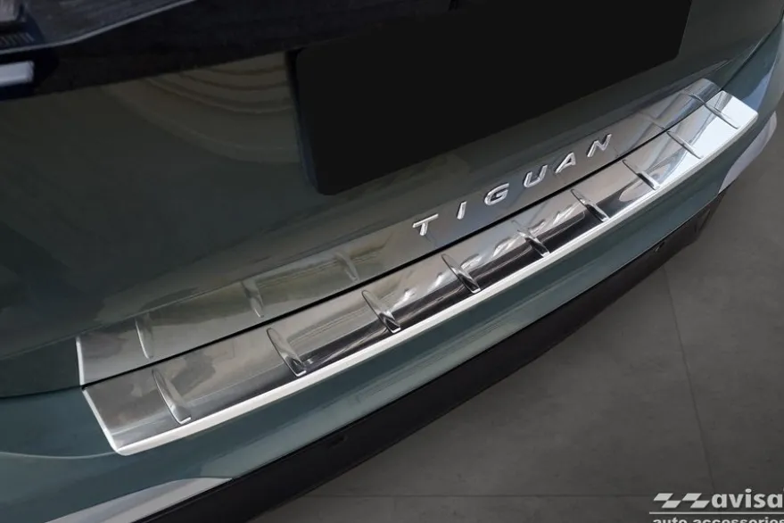 Lastskydd Rostfri Borstad Metall VW Tiguan III 2024->