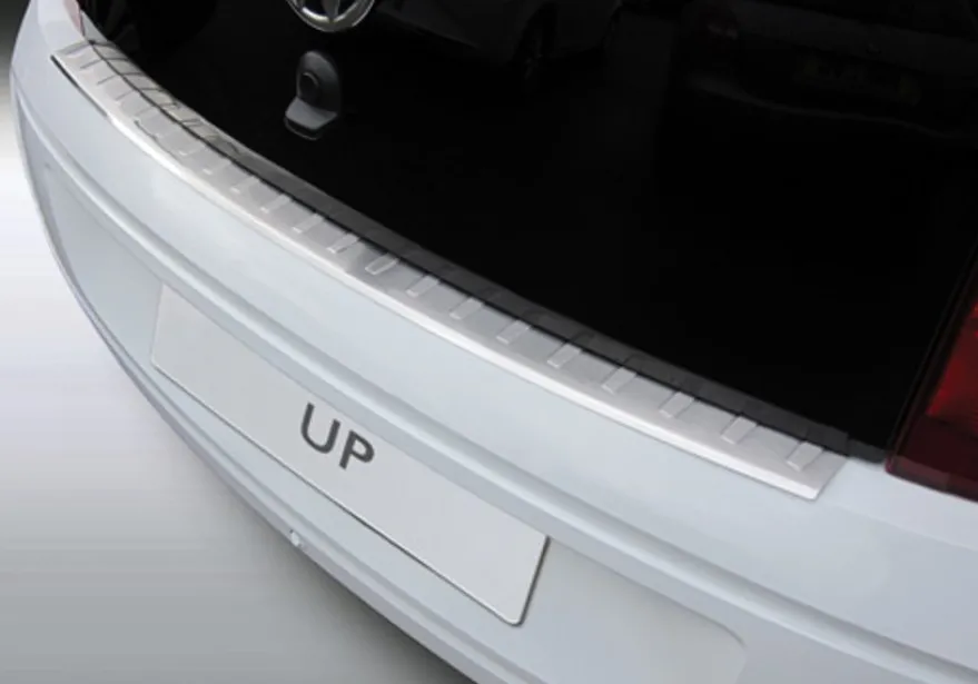 Lastskydd Rostfri Borstad Metall VW Up! 11.2011-