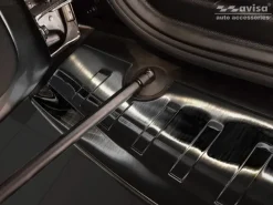 Lastskydd Rostfri Borstad Svart Metall Ford Ecosport II 2017->
