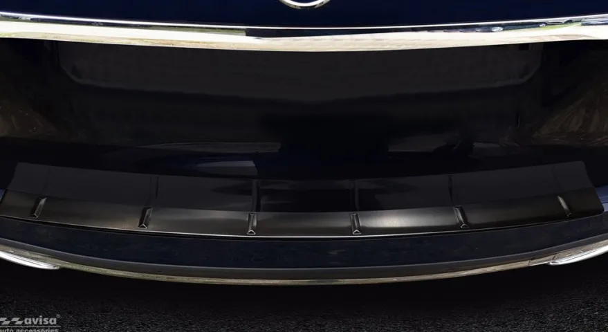 Lastskydd Rostfri Borstad Svart Metall Mercedes GLE W167 2019-2023