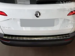 Lastskydd Rostfri Borstad Svart Metall Skoda Karoq Crossover 2017-2022