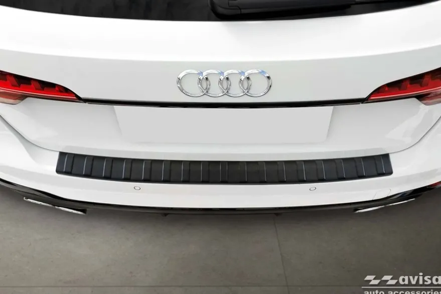 Lastskydd Rostfri Matt Svart Metall Audi A4 B9 Avant / Allroad 2015->