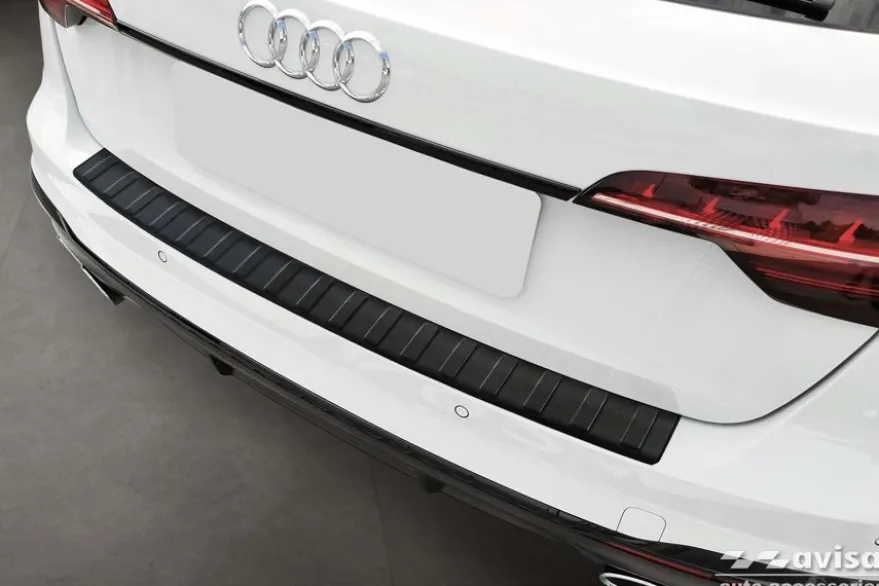 Lastskydd Rostfri Matt Svart Metall Audi A4 B9 Avant / Allroad 2015->