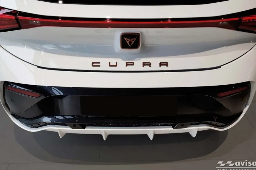 Lastskydd Rostfri Matt Svart Metall Cupra Born 2021->