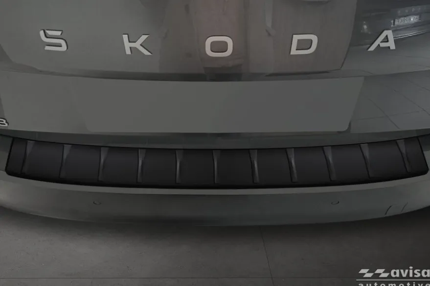 Lastskydd Rostfri Matt Svart Metall Skoda Superb IV Liftback 2023->