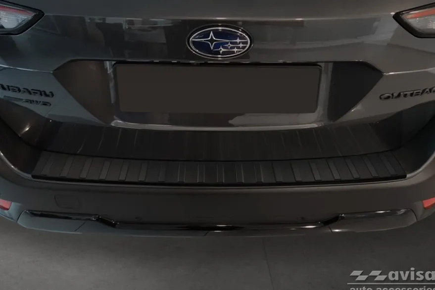 Lastskydd Rostfri Matt Svart Metall Suabru Outback VI 2021->