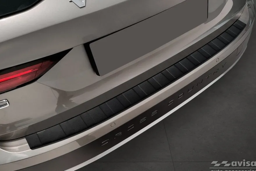 Lastskydd Rostfri Matt Svart Metall Volvo V90 2016->