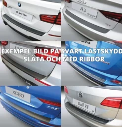 Lastskydd Svart Audi A3 Sportback 8V 5-drs från 5.2016-4.2020