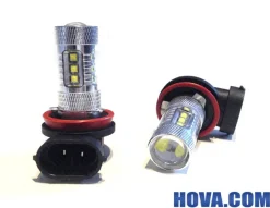Led Lampa Dimljus H16 80W Epistar & Cree Xenonvit
