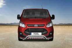 Lowbar EU frontbåge med hasplåt - Ford Transit Custom V362 2013-2017