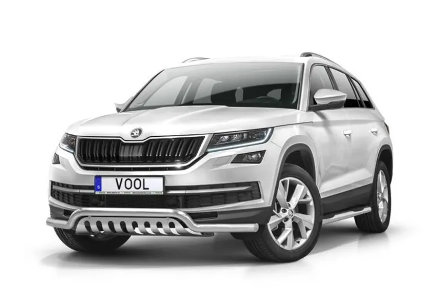 Lowbar EU frontbåge med hasplåt - Skoda Kodiaq 2016-2021