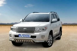 Lowbar EU frontbåge med hasplåt - Toyota Land Cruiser 200 / V8 2012->