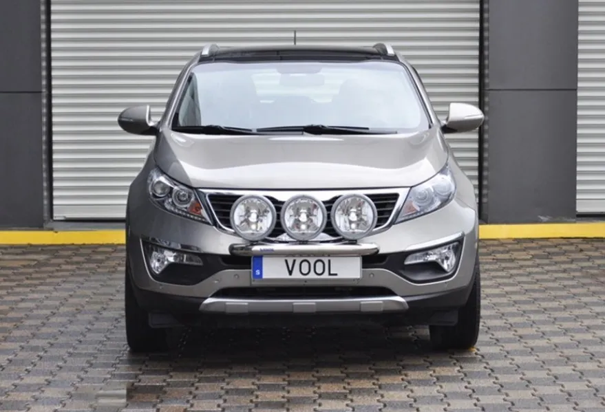 Modellanpassad Voolbar Ljusbåge till Kia Sportage 2011-2015 Fästen för 2 extraljus