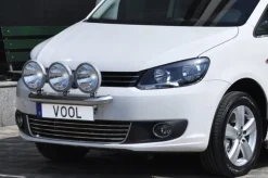 Modellanpassad Voolbar Ljusbåge till VW Caddy 2011-2015 Fästen för 2 extraljus