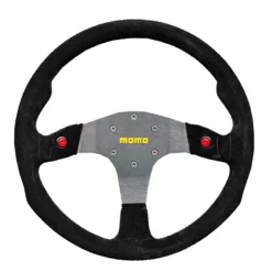 Momo Ratt Racing Modell 80 Svart 350mm Mocka