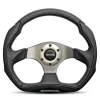 Momo Ratt Tuning Eagle Svart, Antracit 350mm Läder