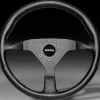 Momo Ratt Tuning Montecarlo Svart 320mm Läder