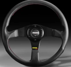Momo Ratt Tuning Tuner Svart 350mm Läder