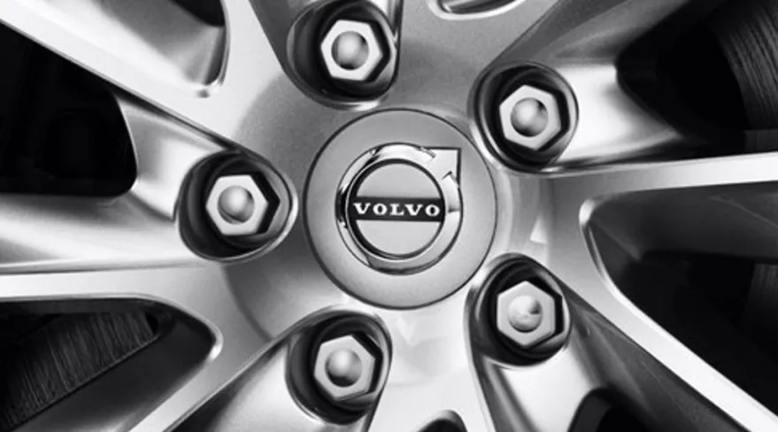 Navkapslar/Centrumkapslar Original Volvo Nya Loggan Silver