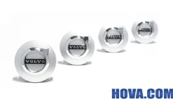 Navkapslar/Centrumkapslar Original Volvo Nya Loggan Silver
