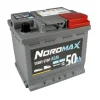 NordMax AGM Start/Stoppbatteri 12V 50Ah 540A