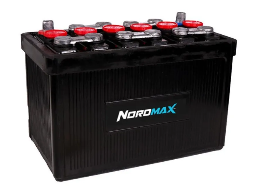 Nordmax Bilbatteri Bakelit Klassiska Fordon 12V 70Ah 400A