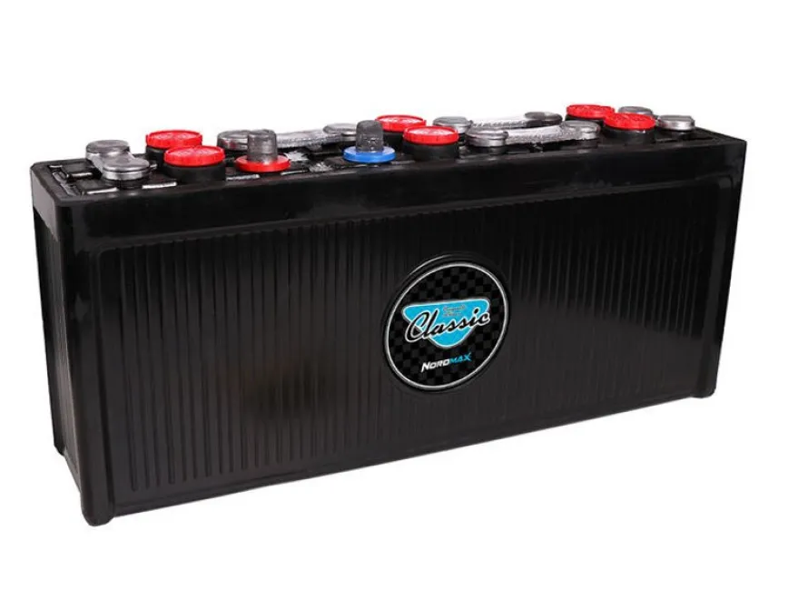 Nordmax Bilbatteri Bakelit Klassiska Fordon 12V 70Ah 400A
