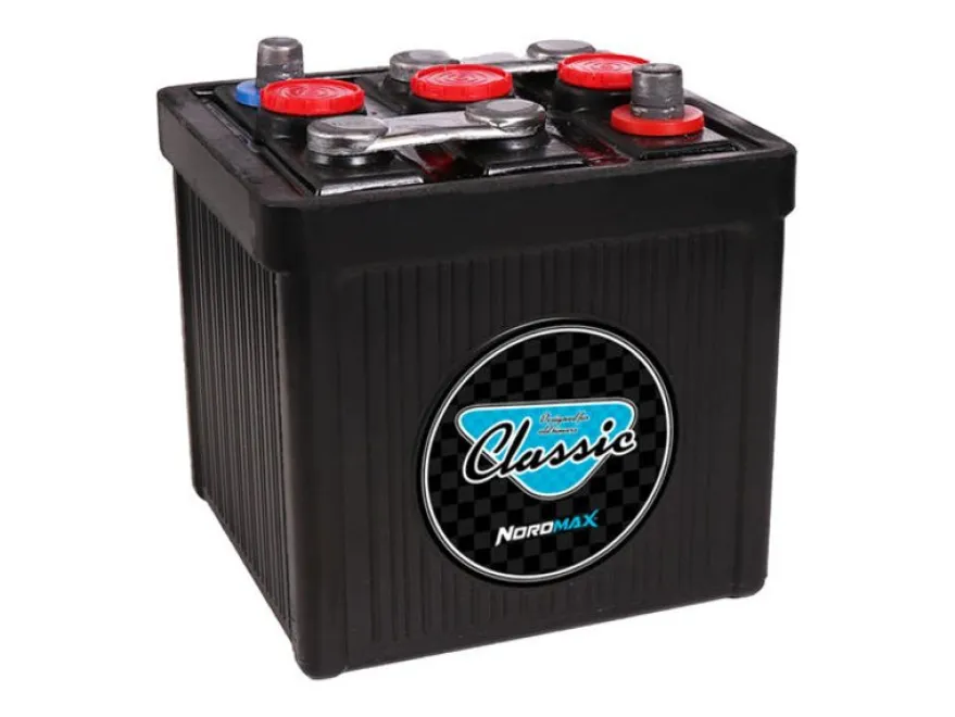 Nordmax Bilbatteri Bakelit Klassiska Fordon 6V56Ah250A